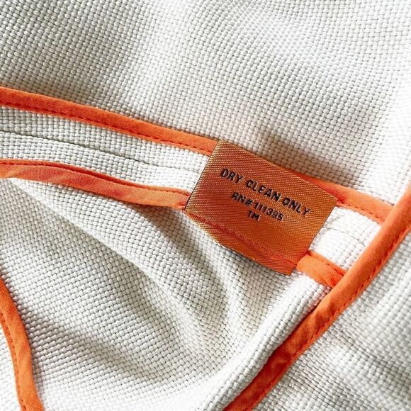 TORY BURCH Orange Embroidered Evening Jacket US 2 - Picture 10 of 12